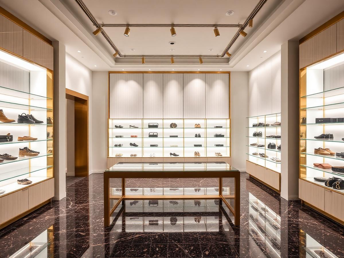 Aurum Showroom — commercial interior project in Lucknow