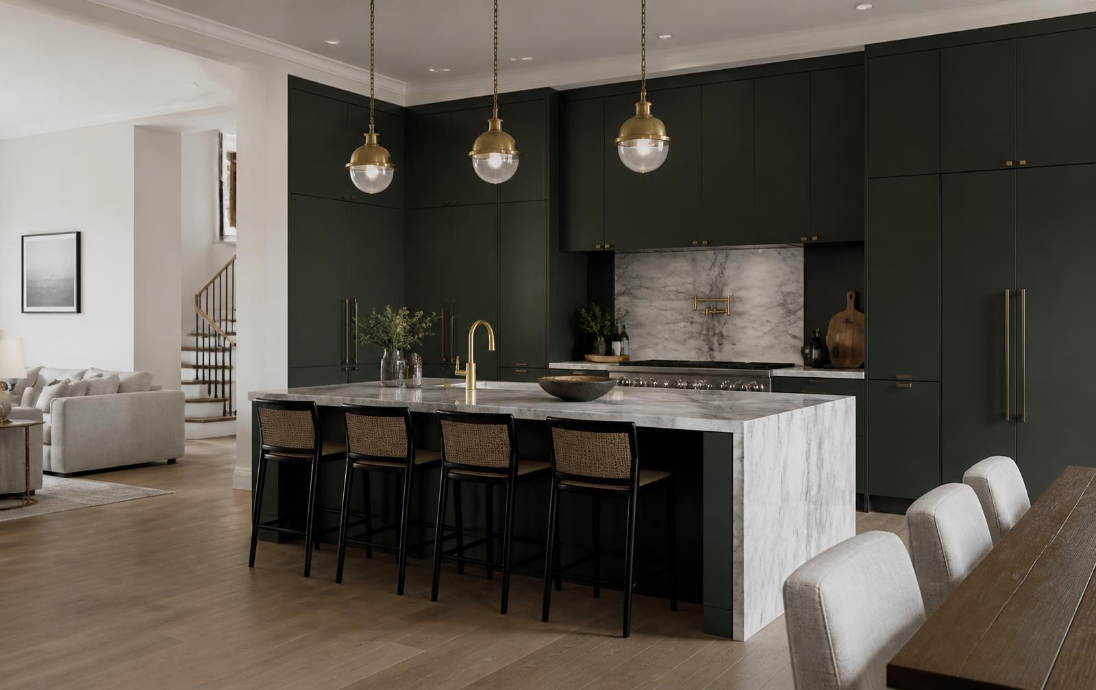 Island Kitchen For A Villa — modular kitchen in Sushant Golf City, Lucknow by Dimensions Designs Interior